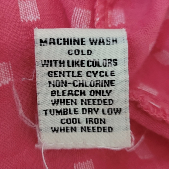 Caffe Marrakesh Sleeveless Melon Button Front Top Women's Small- Summer - Picture 6 of 6